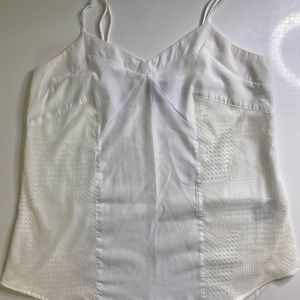 Mossimo White Polyester Cami